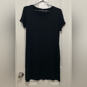 Elegant Black Asymmetrical Dress